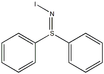 N-Iodo-S,S-diphenylsulfilimine Struktur