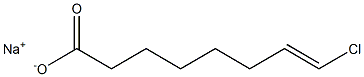 8-Chloro-7-octenoic acid sodium salt Struktur