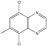 5,8-Dichloro-6-methylquinoxaline Struktur