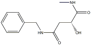 [R,(+)]-N'-Benzyl-2-hydroxy-N-methylsuccinamide Struktur