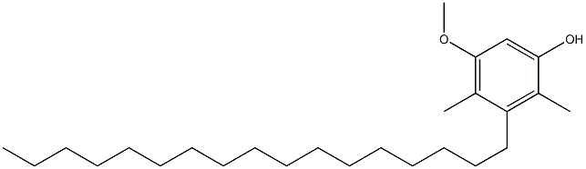 5-Methoxy-2,4-dimethyl-3-heptadecylphenol Struktur