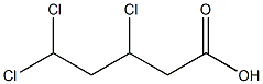 3,5,5-Trichlorovaleric acid Struktur