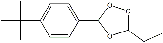 3-Ethyl-5-[4-(1,1-dimethylethyl)phenyl]-1,2,4-trioxolane Struktur