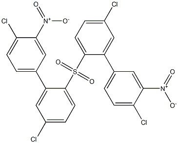 (4-Chloro-3-nitrophenyl)4-chlorophenyl sulfone Struktur