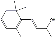 (1E)-1-(2,6,6-Trimethyl-1,3-cyclohexadienyl)-1-buten-3-ol Struktur