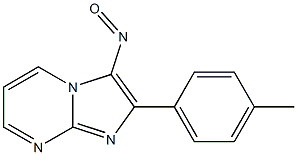 2-(4-Methylphenyl)-3-nitrosoimidazo[1,2-a]pyrimidine Struktur