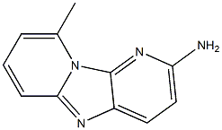 2-Amino-9-methyldipyrido[1,2-a:3',2'-d]imidazole Struktur