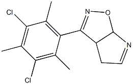 3-(3,5-Dichloro-2,4,6-trimethylphenyl)-3a,6a-dihydro-4H-pyrrolo[3,2-d]isoxazole Struktur