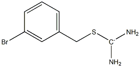 Diamino[(3-bromophenylmethyl)thio]methylium Struktur