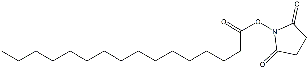 Hexadecanoic acid succinimidyl ester Struktur