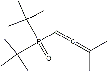 (3-Methyl-1,2-butadienyl)di(tert-butyl)phosphine oxide Struktur