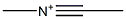 Ethylidynemethylaminium Struktur