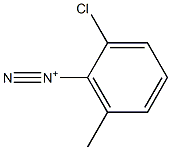 2-Chloro-6-methylbenzenediazonium Struktur