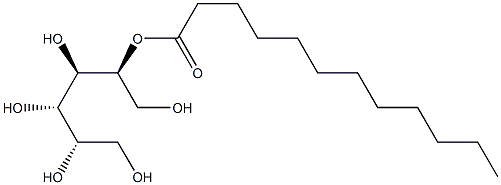 L-Mannitol 2-dodecanoate Struktur