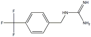 1-[p-(Trifluoromethyl)benzyl]guanidine Struktur