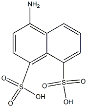 4-Amino-1,8-naphthalenedisulfonic acid Struktur