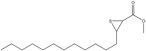 2,3-Epithiopentadecanoic acid methyl ester Struktur