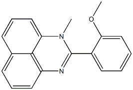 2-(2-Methoxyphenyl)-1-methyl-1H-perimidine Struktur