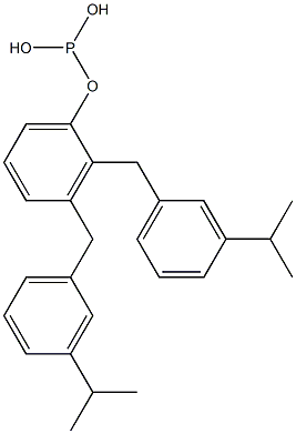 Phosphorous acid di(3-isopropylbenzyl)phenyl ester Struktur