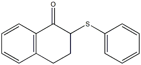 2-(Phenylthio)-3,4-dihydronaphthalene-1(2H)-one Struktur