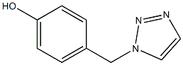 4-[(1H-1,2,3-Triazol-1-yl)methyl]phenol Struktur