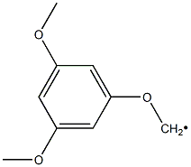 (3,5-Dimethoxyphenoxy)methyl radical Struktur