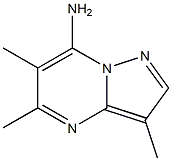 3,5,6-Trimethylpyrazolo[1,5-a]pyrimidin-7-amine Struktur