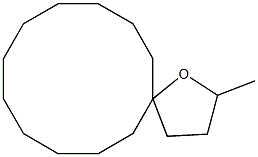 2-Methyl-1-oxaspiro[4.11]hexadecane Struktur