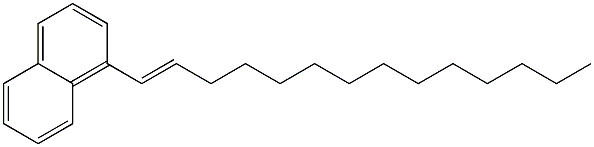 1-(1-Tetradecenyl)naphthalene Struktur