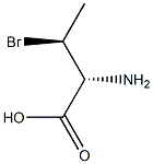 (2R,3S)-2-Amino-3-bromobutyric acid Struktur