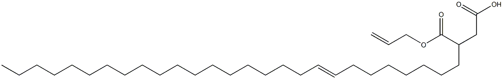 3-(8-Heptacosenyl)succinic acid 1-hydrogen 4-allyl ester Struktur