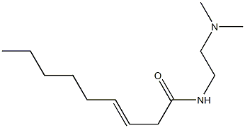 N-[2-(Dimethylamino)ethyl]-3-nonenamide Struktur