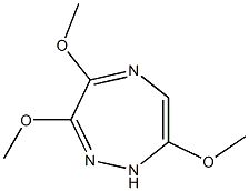 3,4,7-Trimethoxy-1H-1,2,5-triazepine Struktur