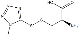 S-[(1-Methyl-1H-tetrazol-5-yl)thio]-L-cysteine Struktur