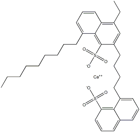 Bis(8-nonyl-1-naphthalenesulfonic acid)calcium salt Struktur