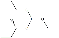 (+)-Phosphorous acid [(S)-sec-butyl]diethyl ester Struktur