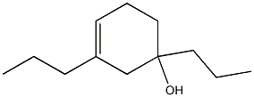 1,3-Dipropyl-3-cyclohexen-1-ol Struktur