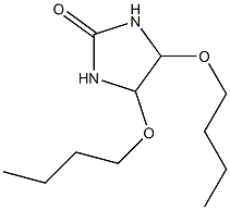 4,5-Dibutoxy-2-imidazolidinone Struktur