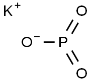 Potassium monohydrogen hypophosphate Struktur