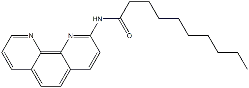 2-Decanoylamino-1,10-phenanthroline Struktur