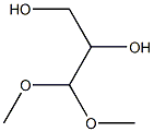 (-)-L-Glyceraldehyde dimethyl acetal Struktur