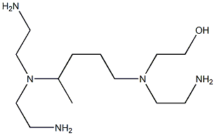 2-[N-(2-Aminoethyl)-N-[4-[bis(2-aminoethyl)amino]pentyl]amino]ethanol Struktur