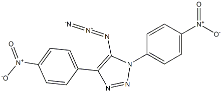 5-Azido-1,4-bis(4-nitrophenyl)-1H-1,2,3-triazole Struktur