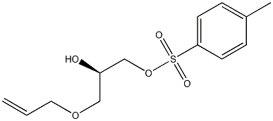 (R)-3-(2-Propenyloxy)propane-1,2-diol 1-(4-methylbenzenesulfonate) Struktur