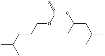 Thiophosphonic acid O-(1,3-dimethylbutyl)O-(4-methylpentyl) ester Struktur