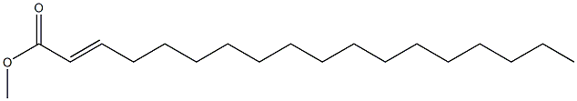 (E)-2-Octadecenoic acid methyl ester Struktur