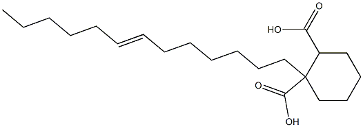 Cyclohexane-1,2-dicarboxylic acid hydrogen 1-(7-tridecenyl) ester Struktur