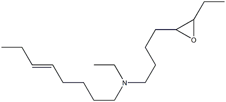 N-Ethyl-N,N-di(5-octenyl)amine oxide Struktur