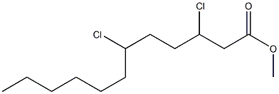 3,6-Dichlorolauric acid methyl ester Struktur