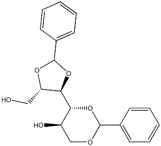 2-O,3-O:4-O,6-O-Dibenzylidene-D-glucitol Struktur